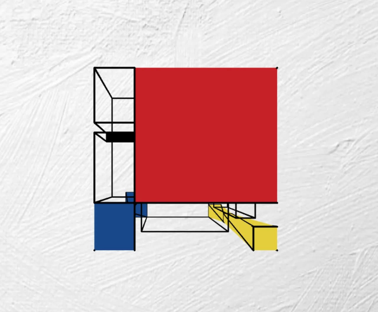 Depth of Mondrian's Composition 2 Cover Image