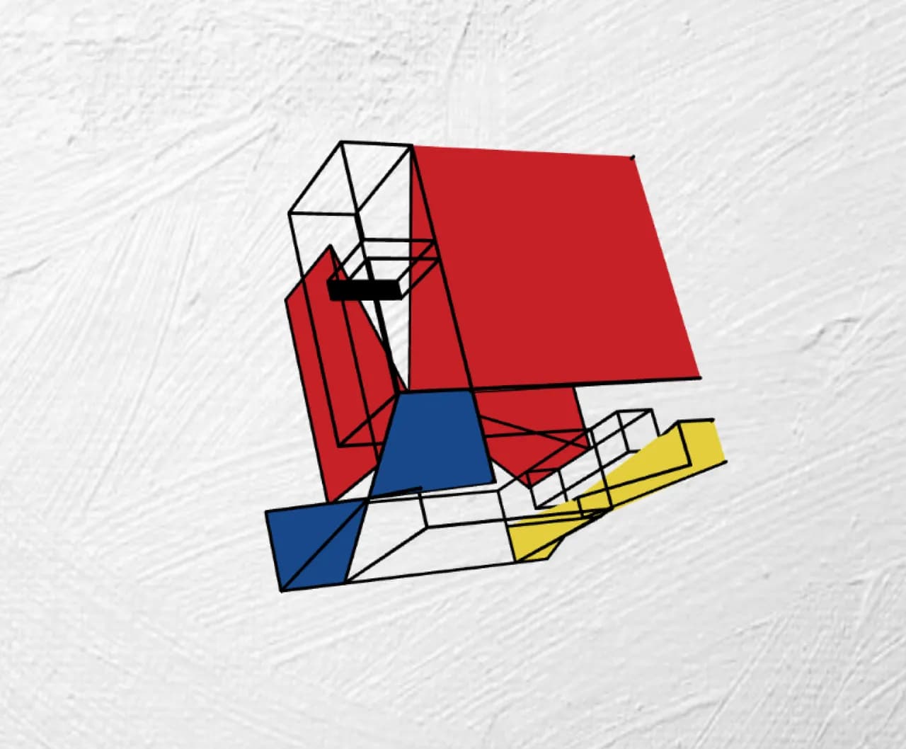 Project Depth of Mondrian's Composition 2: Image showcase 2